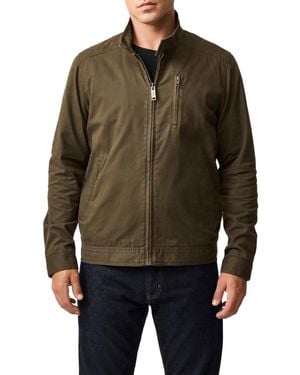 Rodd & Gunn Armitage Cotton Twill Harrington Jacket - Brown