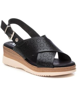 Xti Wedge Sandals - Black