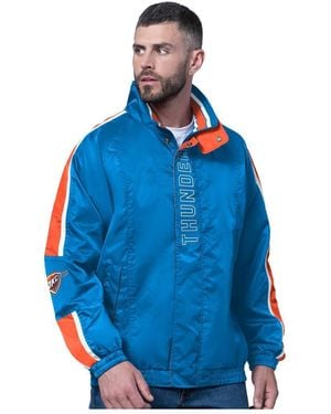 Starter Blue Oklahoma City Thunder Freestyle Lightweight Full-zip Jacket