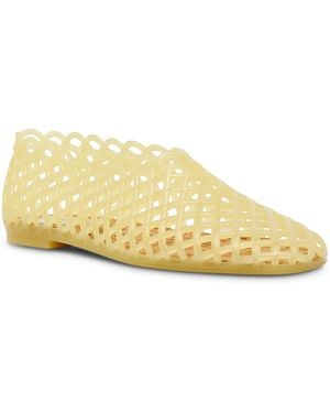 Steve Madden Grove Caged Jelly Slip-on Flats - Yellow