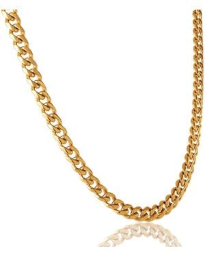 Lucky Brand Tone Curb Chain Necklace - Metallic