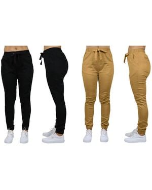 Galaxy By Harvic Basic Stretch Twill sweatpants - Black