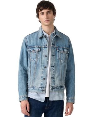 Levi's Trucker Regular-fit Point Collar Denim Jacket - Blue