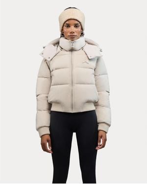 Alpenhaus Pariset Cropped Puffer Bomber - Natural
