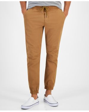 Sun & Stone Sun + Stone Articulated jogger Pants - Brown