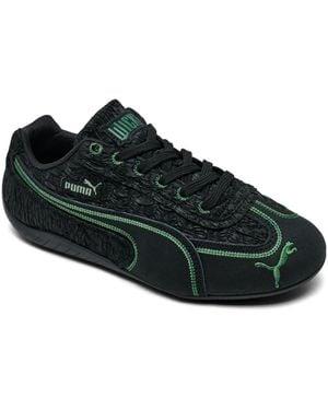 PUMA Big Kids Wicked Speedcat Elphie Casual Sneakers From Finish Line - Black