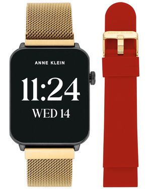 Anne Klein Connect It Stellar Smartwatch Set - Black