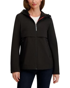 Nautica Hooded Softshell Coat - Black