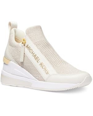 Michael Kors Willis Leather Lifestyle Casual And Fashion Sneakers - White