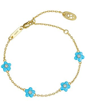 Anna Zuckerman Petit Daisy Bracelet - Blue
