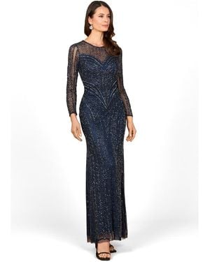 Lara Illusion Neck - Blue