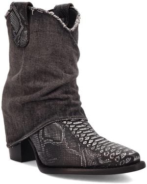 Dingo Denim Dream Leather Bootie - Black
