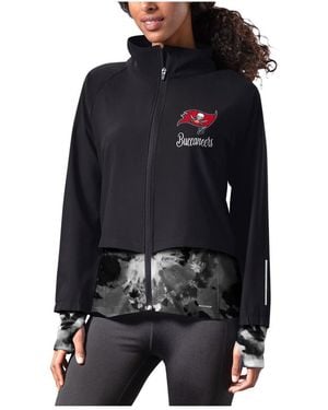 MSX by Michael Strahan Tampa Bay Buccaneers Grace Raglan Full-zip Running Jacket - Blue