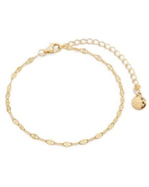 Mint & Lily Gold-tone Petal Link Bracelet - Metallic