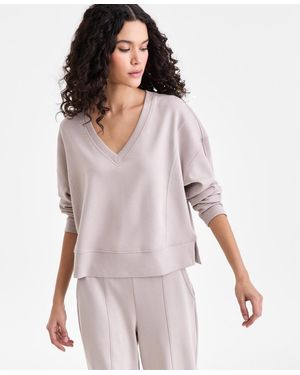 Haut Noir Manches Longues Col V INC International Concepts - Neuf Sans étiquettes - Taille XL
