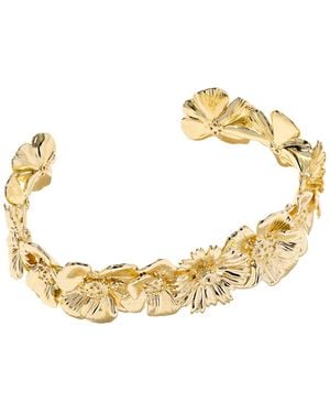 Kendra Scott 14k Gold-plated Cailey Flower Cuff Bracelet - Metallic