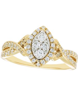 Macy's Diamond Cluster Ring (1/2 Ct. T.w. - Metallic