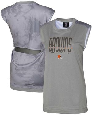 Outerstuff Cleveland Browns No Sweat Tank Top - Gray