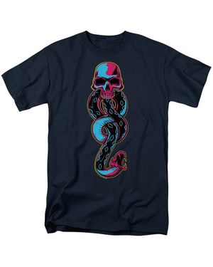 Harry Potter Death Eaters Dark Mark T Shirt - Blue