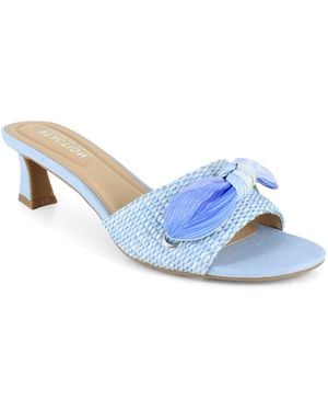 Kenneth Cole Bahama Tie Slip-on Dress Sandals - Blue