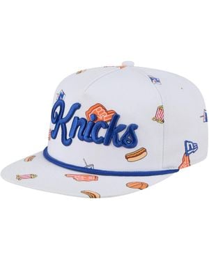 KTZ New York Knicks Team Cheer Rope 19twenty Adjustable Hat - Blue