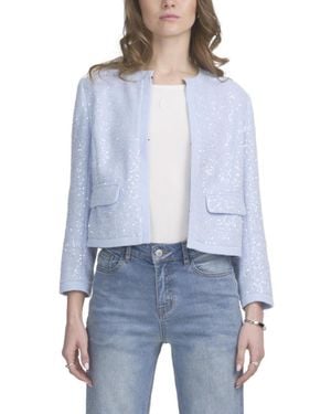 Elle Collection Sequin Jacket - Blue