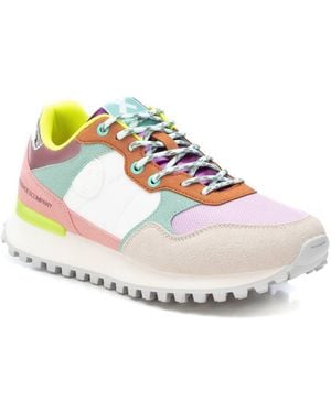 Xti Lace-up Sneakers By - Multicolor