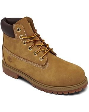 Timberland Little Kids 6 Inch Premium Waterproof Boots From Finish Line - Brown