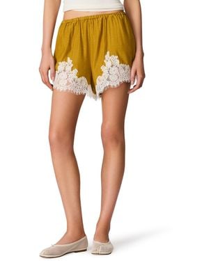 Steve Madden Daisee Loose-fit Pull-on Shorts - Yellow