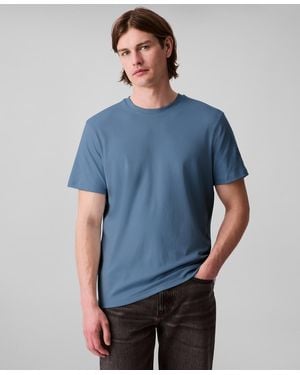 Calvin Klein Short Sleeve Supima Cotton Interlock T-shirt - Blue