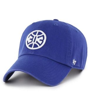 '47 Detroit Pistons Alternate Core Logo Clean Up Adjustable Hat - Blue