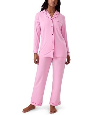 Kindred Bravely Maternity Clea Classic Long Sleeve Nursing Pajama - Pink