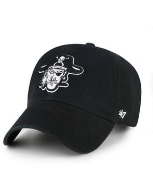 '47 Ecu Pirates Adjustable Clean Up Baseball Cap - Black