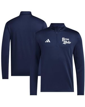 adidas Penn State Nittany Lions 2026 Sideline Ultimate365 Woven Quarter-zip Pullover - Blue