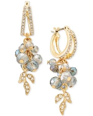 Lonna & Lilly Crystal Pave 14mm Hoop Earrings - Metallic