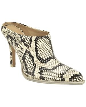 Nine West Reiser Pointed Toe Stiletto Dress Mules - Metallic
