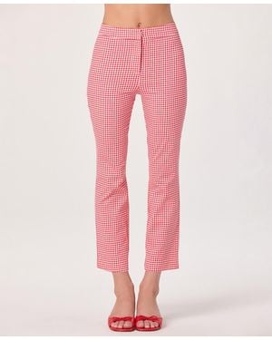 Astr Alma High-rise Cropped Pants - Pink