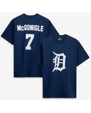 Fanatics Kevin Mcgonigle Detroit Tigers Big Tall Name Number T-shirt - Blue