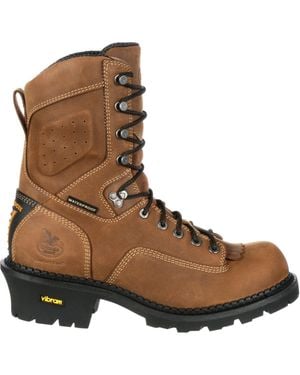 Georgia Boot Comfort Core Logger Composite Toe Waterproof Work Boot - Brown