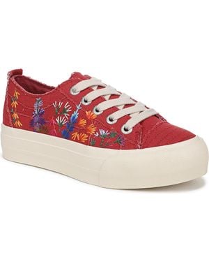 Blowfish Sadie-sun Embroidered Lace Up Platform Sneakers