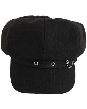 Haute Sauce Solid Casual Bakerboy Cap - Black