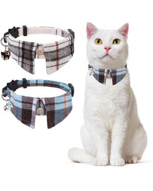 Aronkl Breakaway Cat Collars - White