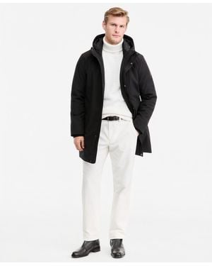 Calvin Klein Hooded Flextech Parka - Black