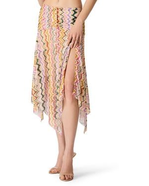 Steve Madden Printed Abella Skirt - Natural