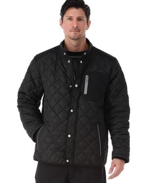 Refrigiwear Insulated Diamond Quilted Jacket - Black