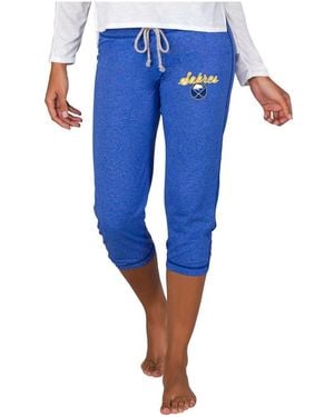 Concepts Sport Buffalo Sabres Quest Knit Capri Pants - Blue