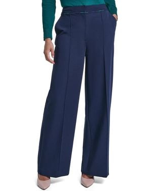 Tommy Hilfiger High-waisted Wide-leg Pants - Blue