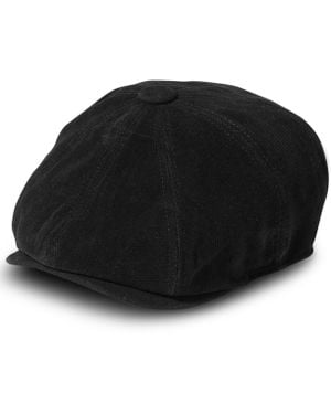 Sean John Hat, Moleskin Newsboy Cap - Black