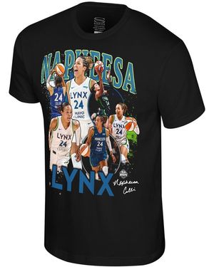 Stadium Essentials And Napheesa Collier Minnesota Lynx Wnba Crossroads T-shirt - Black