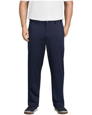 Lands' End Big & Tall Flex Golf Pant - Blue